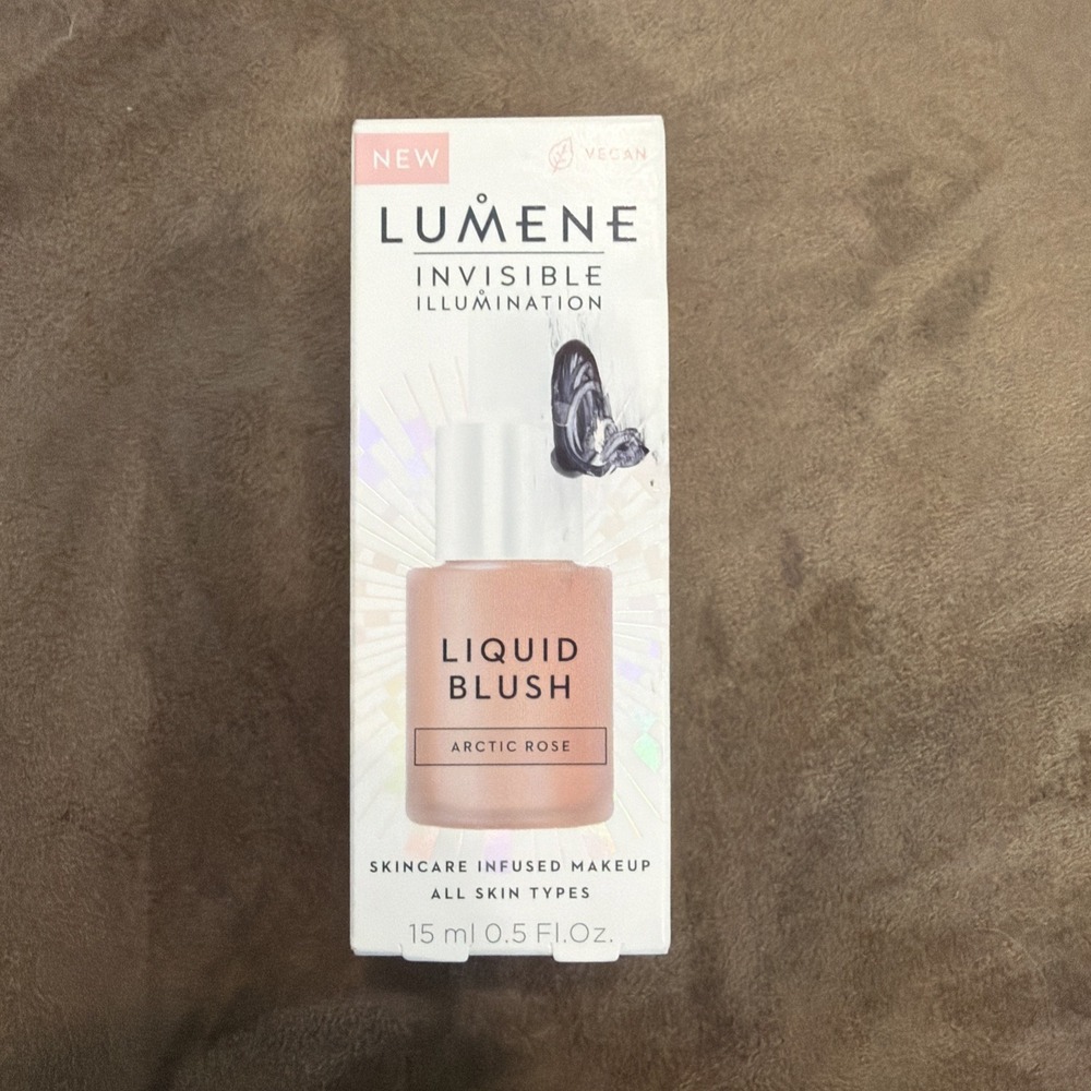 Lumene| Liquid Blush |Artic Rose All Skin Types | New In Box | 0.5 Fl Oz Vegan